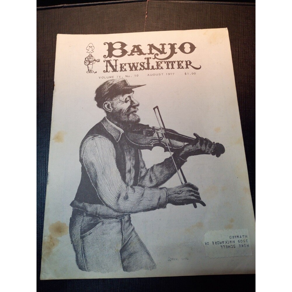 Lot of 4 Banjo Newsletters 5-String Vintage Magazine Aug/Oct 1977, May/Sept 1979 - Picture 5 of 9